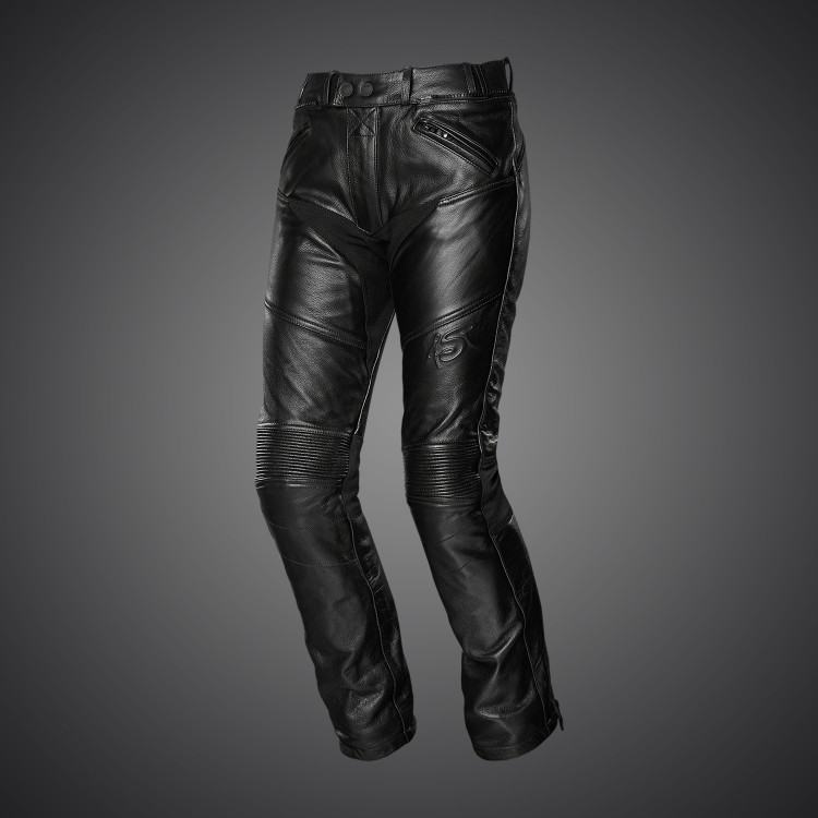 Skintan Leather Aragon Motorcycle Trousers - Dark Fashion Clothing