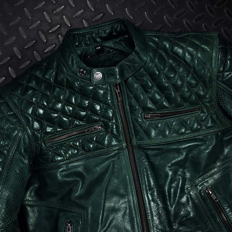 Racing green sales quilted jacket